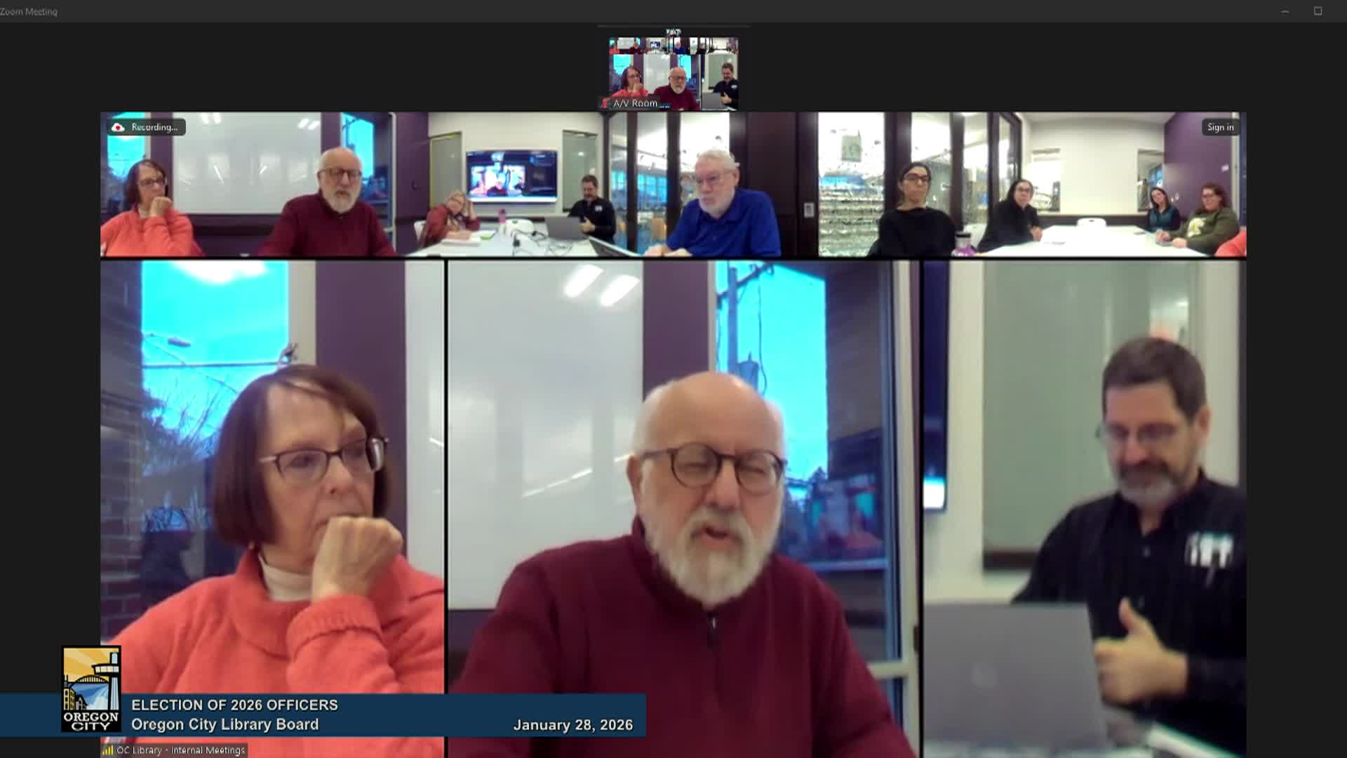 Oregon City Library Board - January 28, 2026