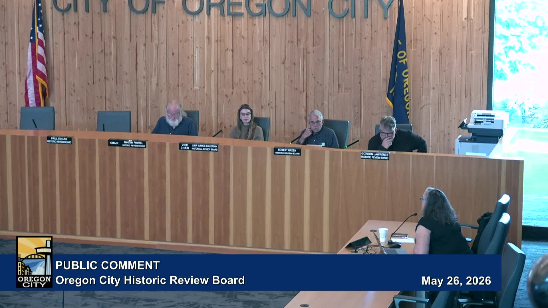 Oregon City Historic Review Board - 05/26