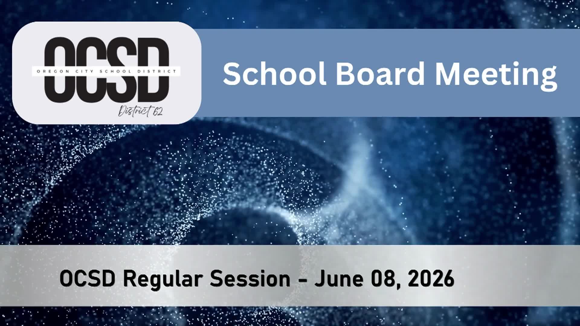Oregon City School District Meeting - 06/08